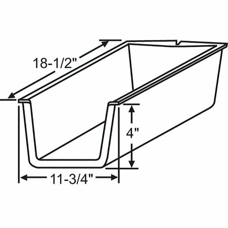 Strybuc Drawer Insert TP 124 Stamped 45-91